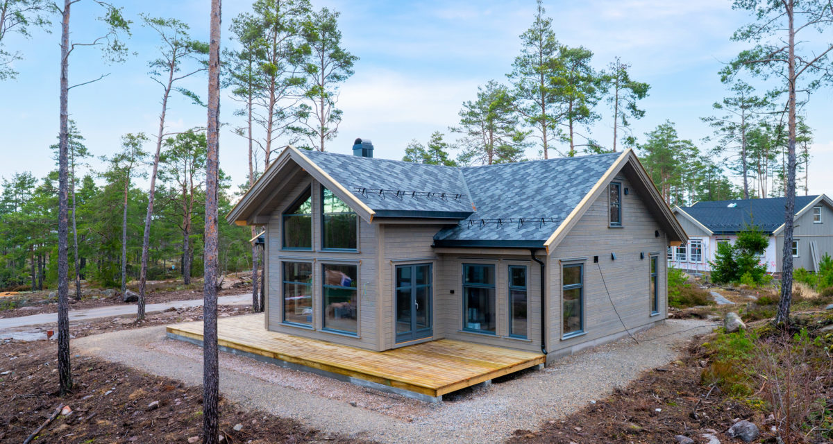 Byggingen er i full gang